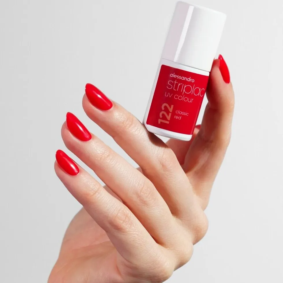 Alessandro Striplac UV Colour 122 Classic Red Nagellak