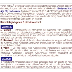 Biodermal Anti Age 50+ Nachtcrème