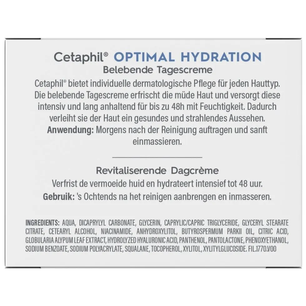 Cetaphil Optimal Hydration Revitaliserende Dagcrème