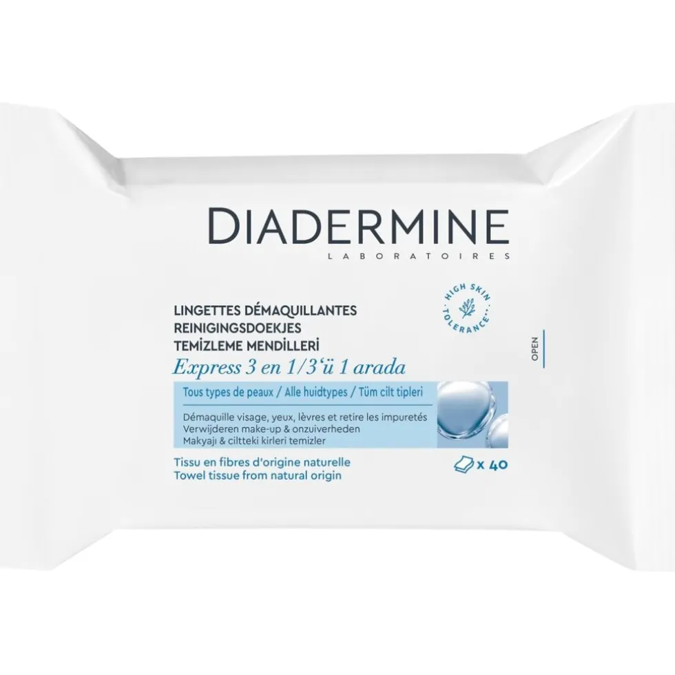 Diadermine Express 3-In-1 Reinigingsdoekjes