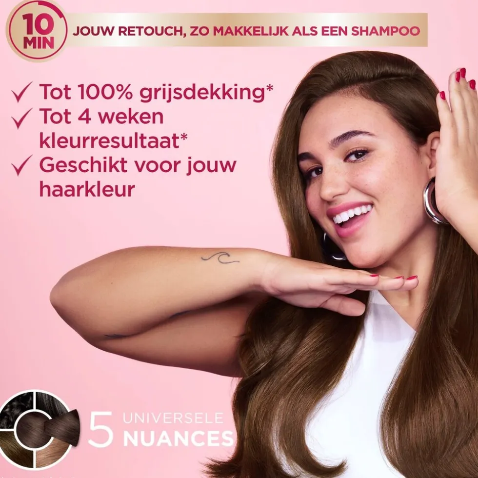 Garnier Color Sensation Color Retouch 5.0 Lichtbruin Haarkleuring