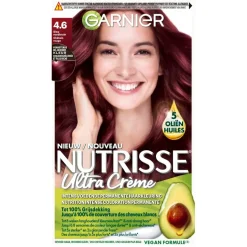 Garnier Nutrisse Ultra Crème 4.6 Diep Rood Middenbruin Permanente Haarkleuring