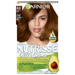 Garnier Nutrisse Ultra Crème 4.3 Goudbruin Permanente Haarkleuring