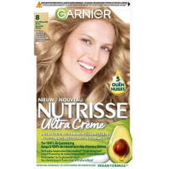 Garnier Nutrisse Ultra Crème 8 Licht Blond Permanente Haarkleuring