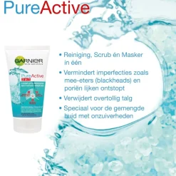Garnier Pure Active Anti-Puistjes 3-in-1 Klei
