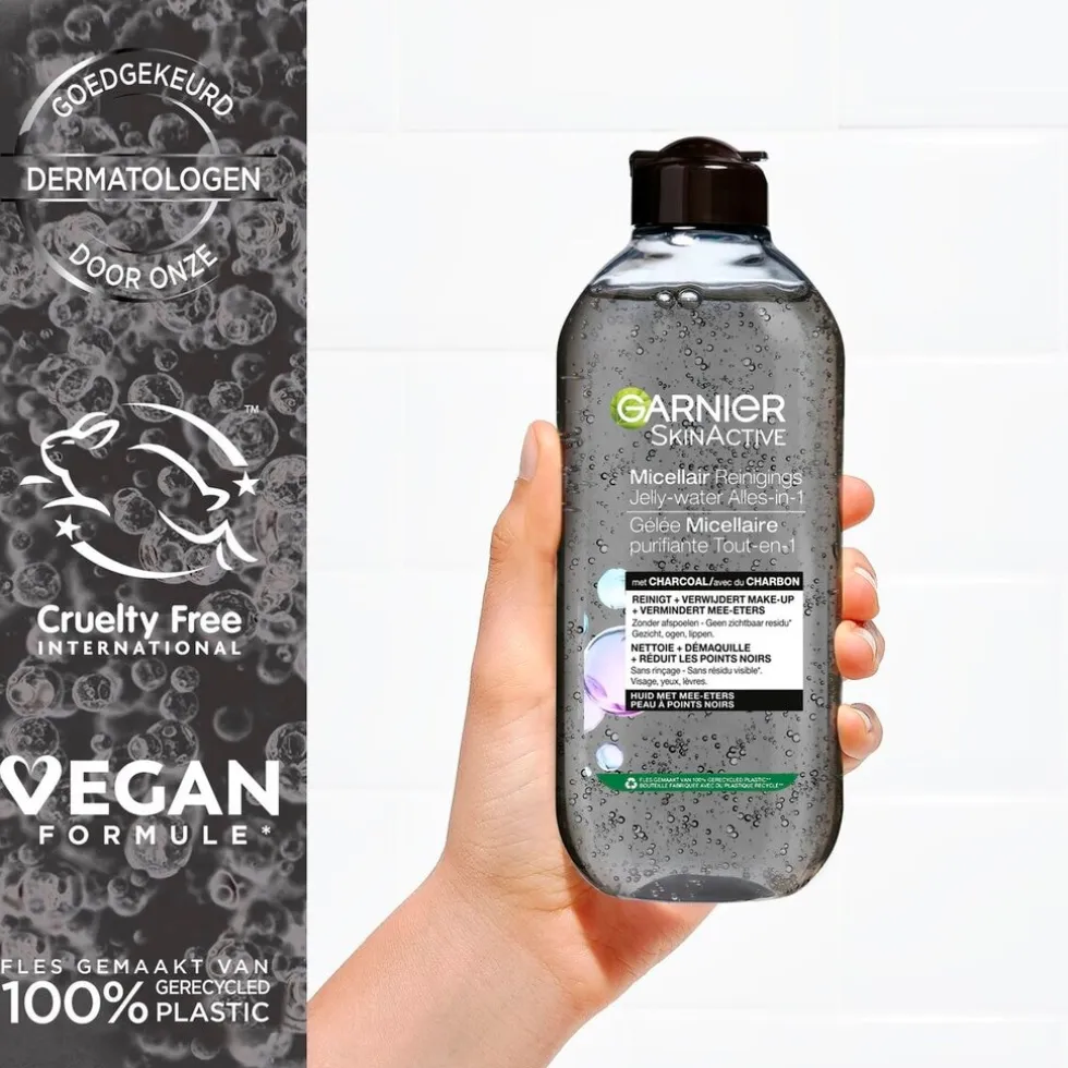 Garnier SkinActive Alles-in-1 Micellair Reinigend Jelly-water met Charcoal