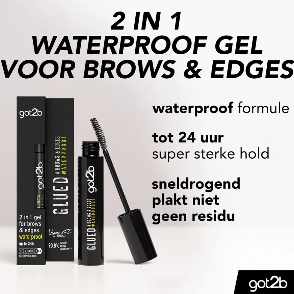 Got2b Glued 4 Brows & Edges Waterproof 2-in-1 Gel
