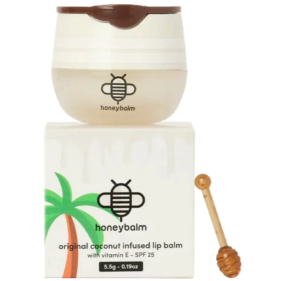Honeybalm SPF25 Original Coconut Infused Lip Balm