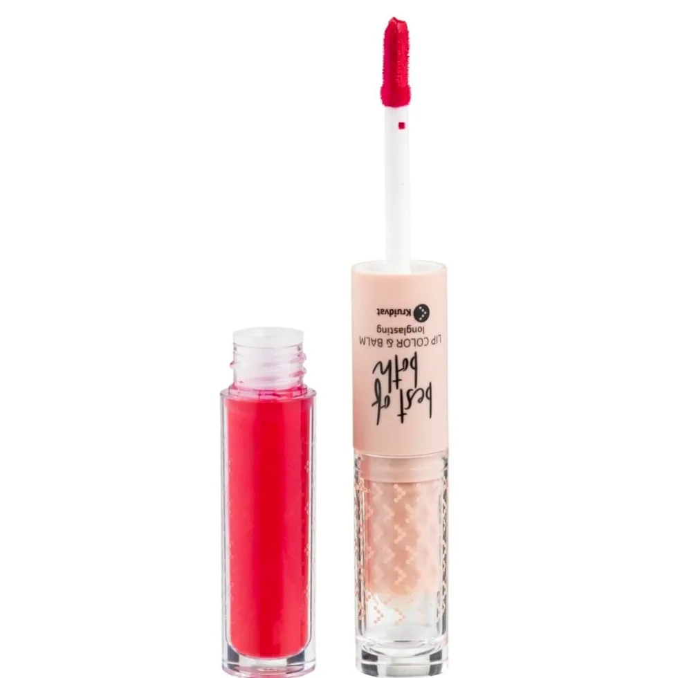 Kruidvat Best of Both 060 Glorious Red Lip Color & Balm