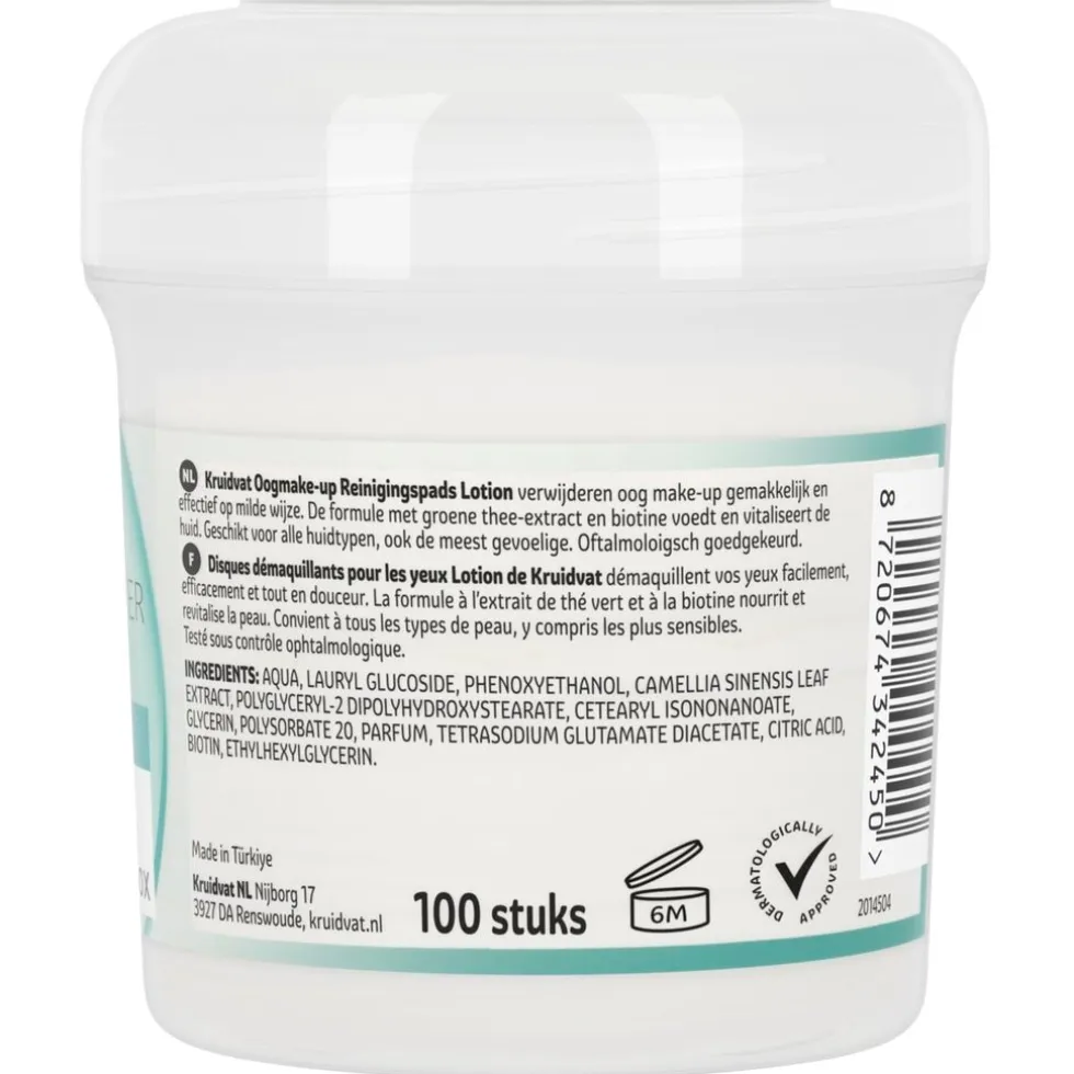 Kruidvat Cleansing Lotion Oogmake-upremoverpads
