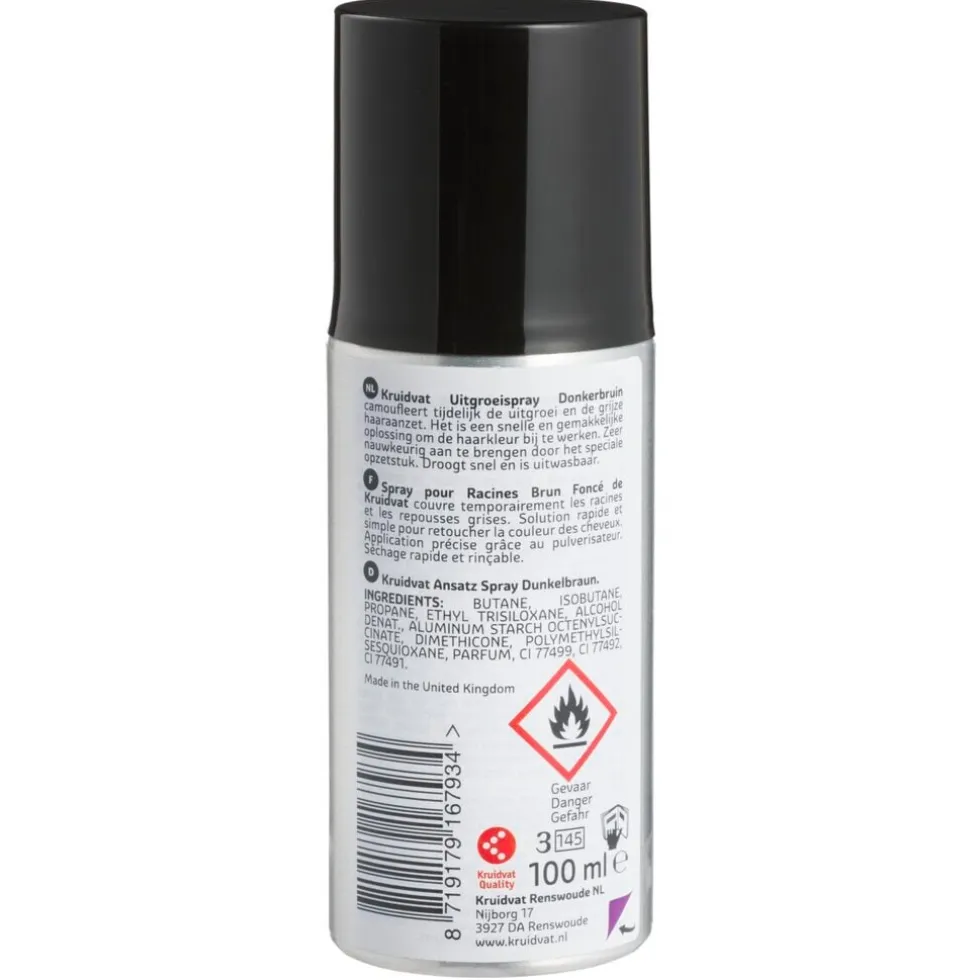 Kruidvat Colors to Cover 4-5 Donkerbruin Uitgroeispray