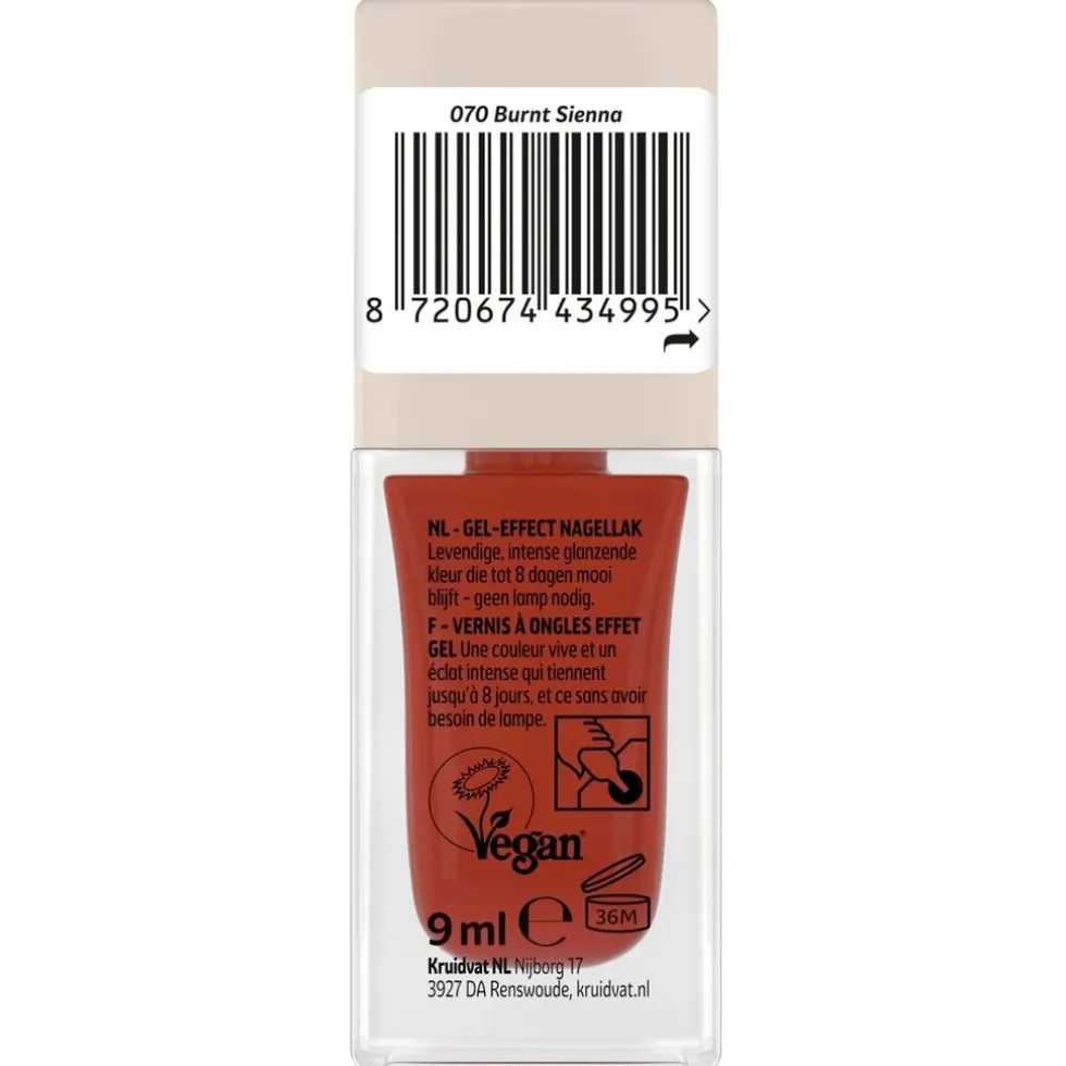 Kruidvat Cosmic Dreams 070 Burnt Sienna Longlasting Gel Color Nagellak