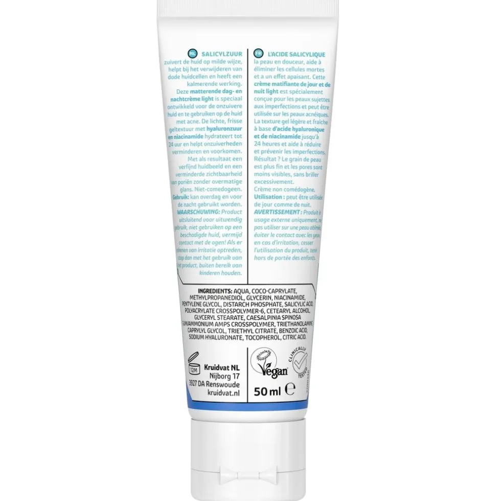 Kruidvat Derma Clear Salicyl Dag- en Nachtcrème