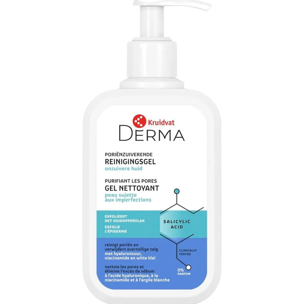Kruidvat Derma Poriënzuiverende Reinigingsgel