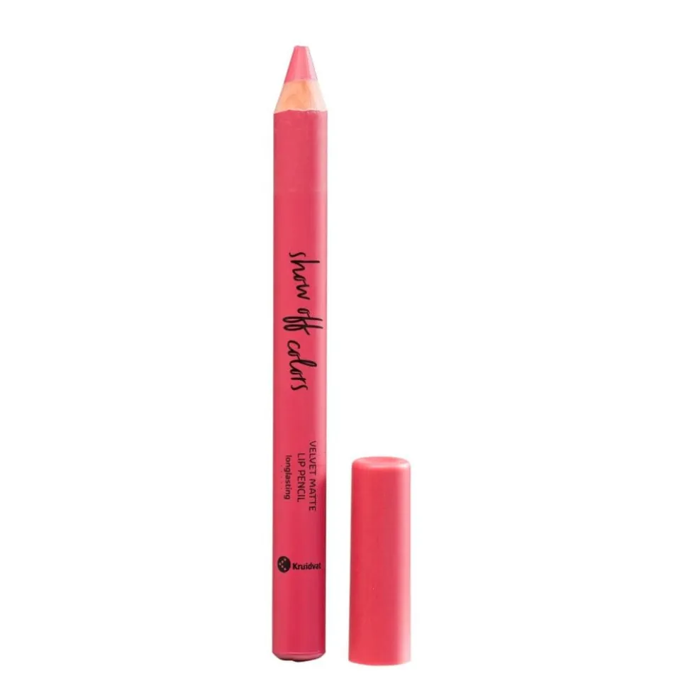 Kruidvat Show Off Colors 040 Cute Pink Velvet Matte Lip Pencil
