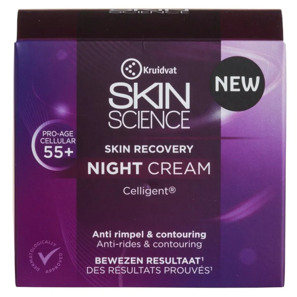 Kruidvat Skin Science Skin Recovery 55+ Night Cream