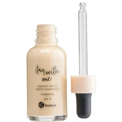 Kruidvat Stay With Me 023 W Light Cashmere Radiant Matte Serum Foundation