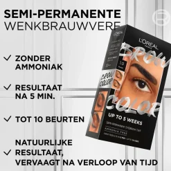 L'Oréal Paris 1.0 Black Brow Color Wenkbrauwverf