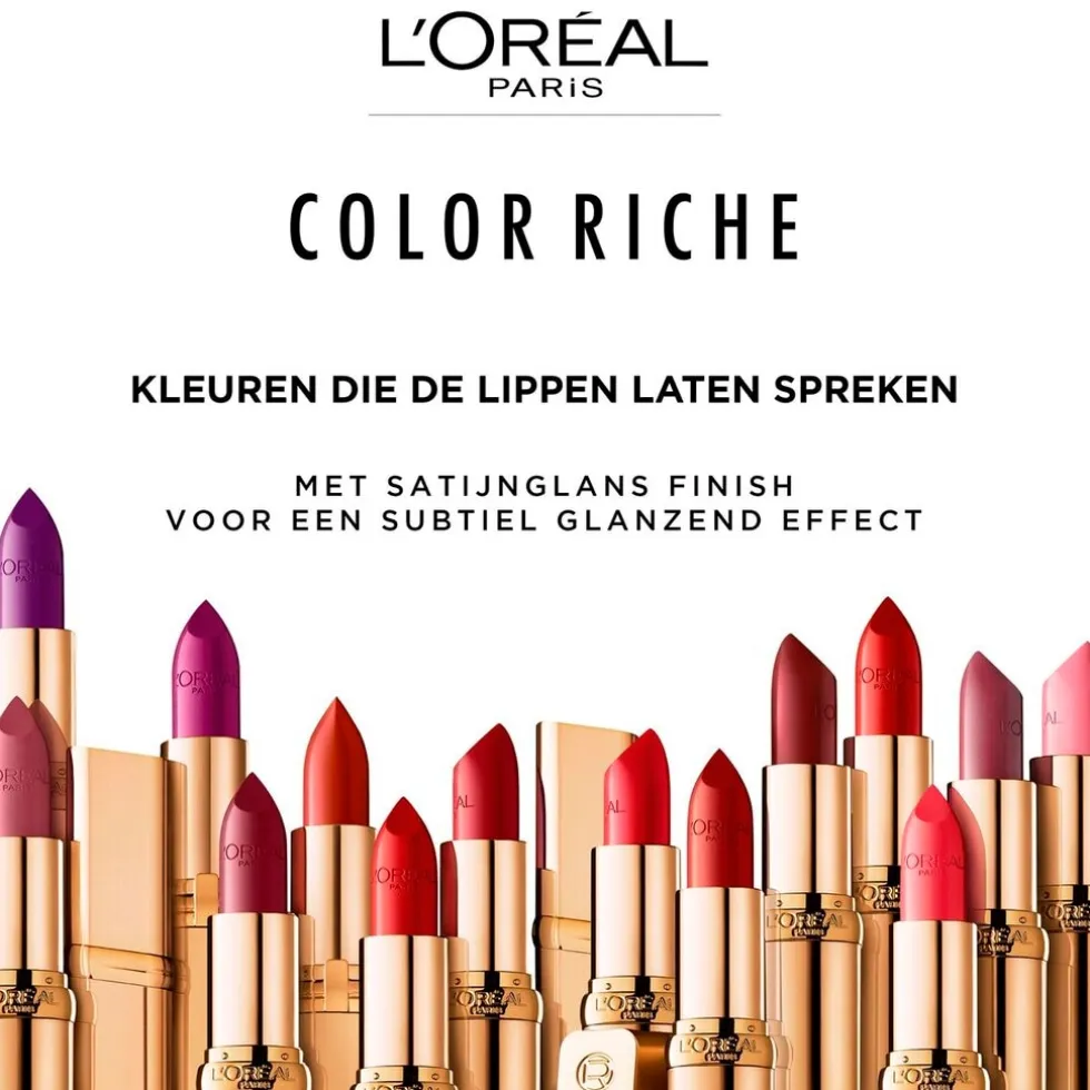 L'Oréal Paris Color Riche Nude Intense La Prune Satin Lippenstift