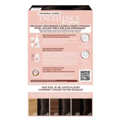 L'Oréal Paris Excellence Crème Universal Nudes 2U Zeer Donkerbruin Permanente Haarkleuring