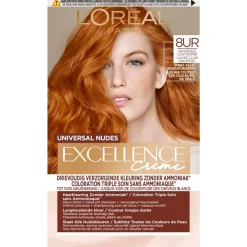 L'Oréal Paris Excellence Creme Universal Nudes 8UR Licht Koper Haarkleuring