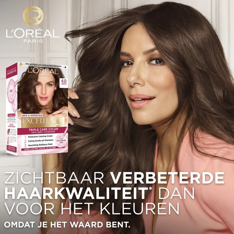 L'Oréal Paris Excellence Crème 5 Lichtbruin Permanente Haarverf
