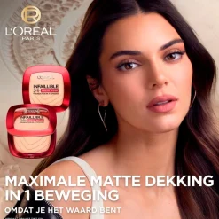 L'Oréal Paris Infaillible 24H Fresh Wear 180 Rose Sand Foundation in a Powder