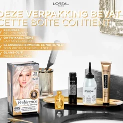 L'Oréal Paris Préférence Le Blonding 11.21 Ultra Licht Parelmoer Asblond Permanente Haarkleuring