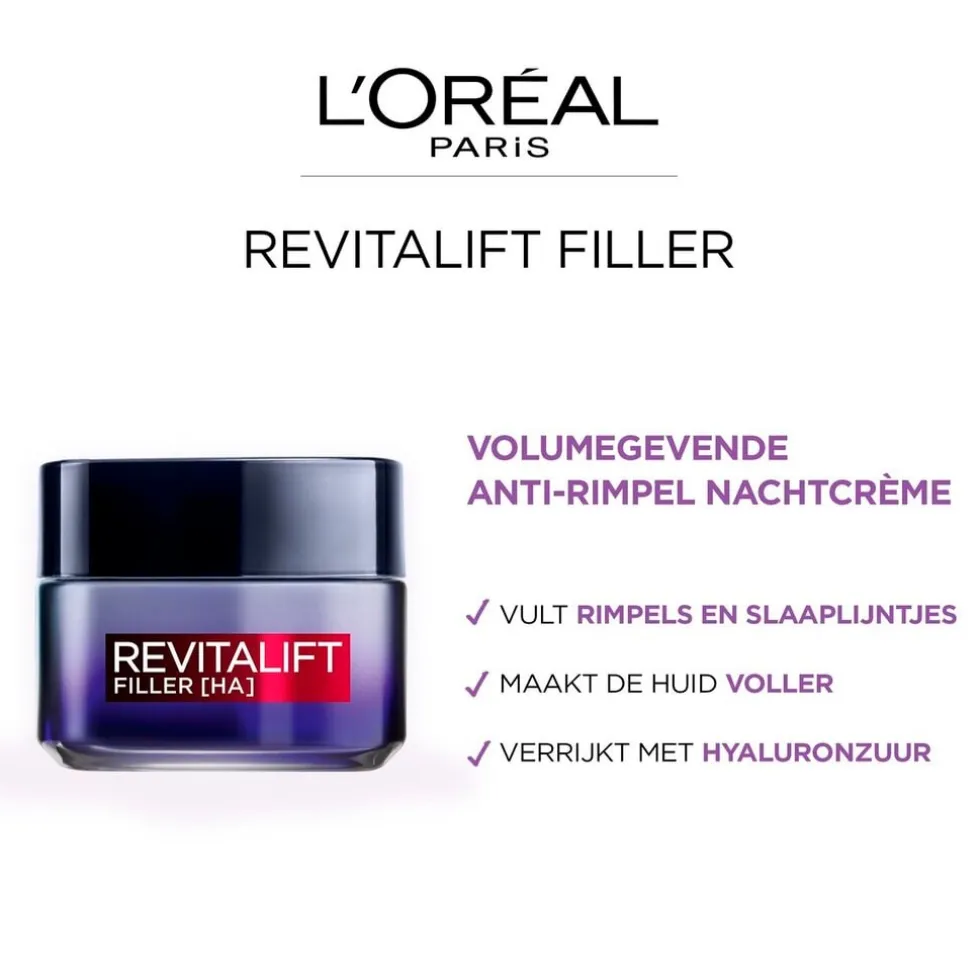 L’Oréal Paris Revitalift Filler Nachtcrème