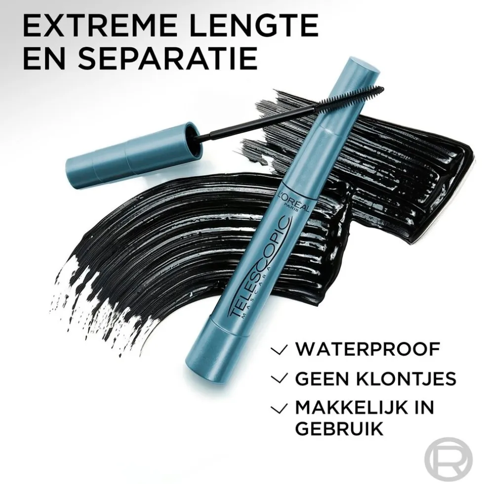 L'Oréal Paris Telescopic Black Waterproof Mascara