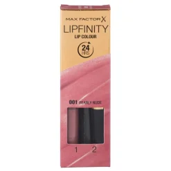 Max Factor Lipfinity 2-Step 001 Pearly Nude Long Lasting Lipstick