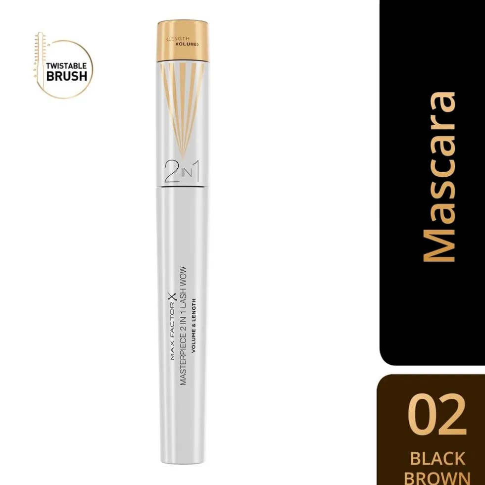 Max Factor Masterpiece 2-in-1 Lash Wow Brown Mascara