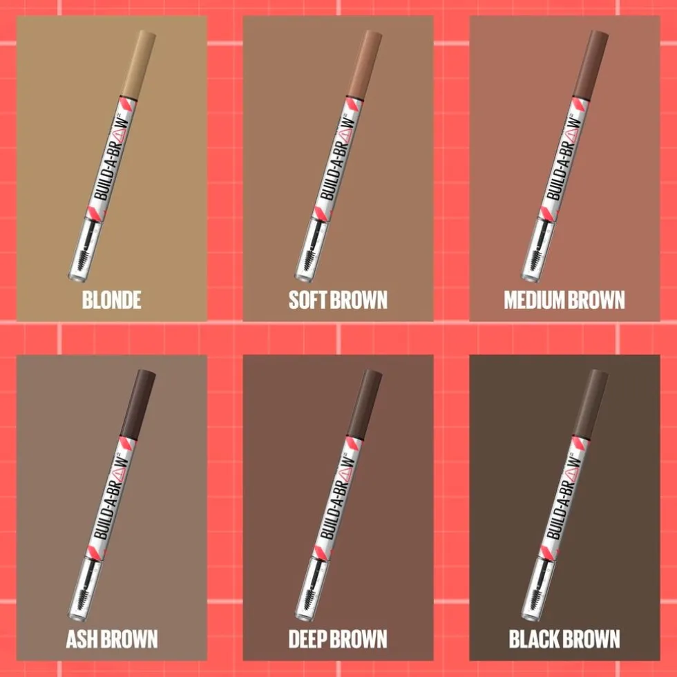 Maybelline New York Build-A-Brow 259 Ash Brown Wenkbrauwpotlood en -Gel