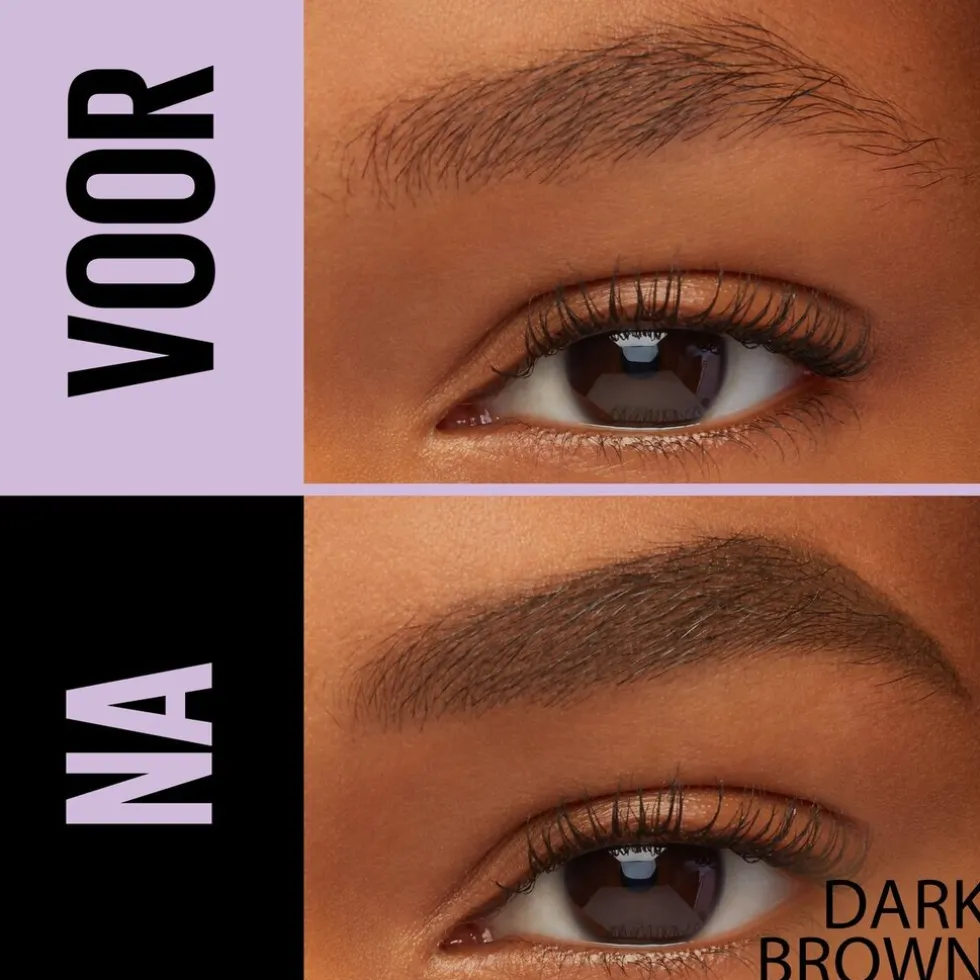 Maybelline New York Express Brow Duo 04 Dark Brown Wenkbrauwpotlood
