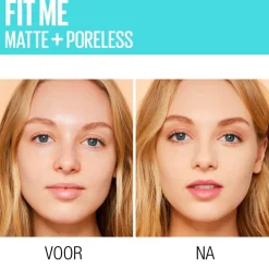 Maybelline New York Fit Me Matte & Poreless 107 Rose Beige Foundation