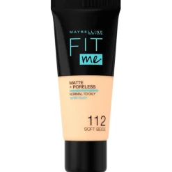 Maybelline New York Fit Me Matte & Poreless 112 Soft Beige Foundation