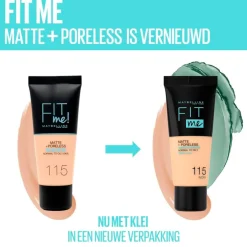 Maybelline New York Fit Me Matte & Poreless 230 Natural Buff Foundation