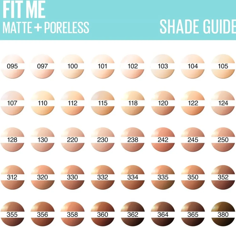Maybelline New York Fit Me Matte & Poreless 250 Sun Beige Foundation