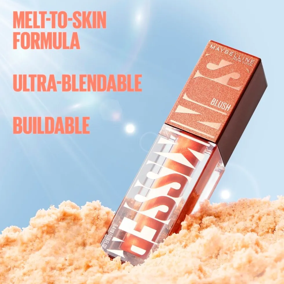 Maybelline New York Sunkissed 8 Shades On Liquid Glow Blush