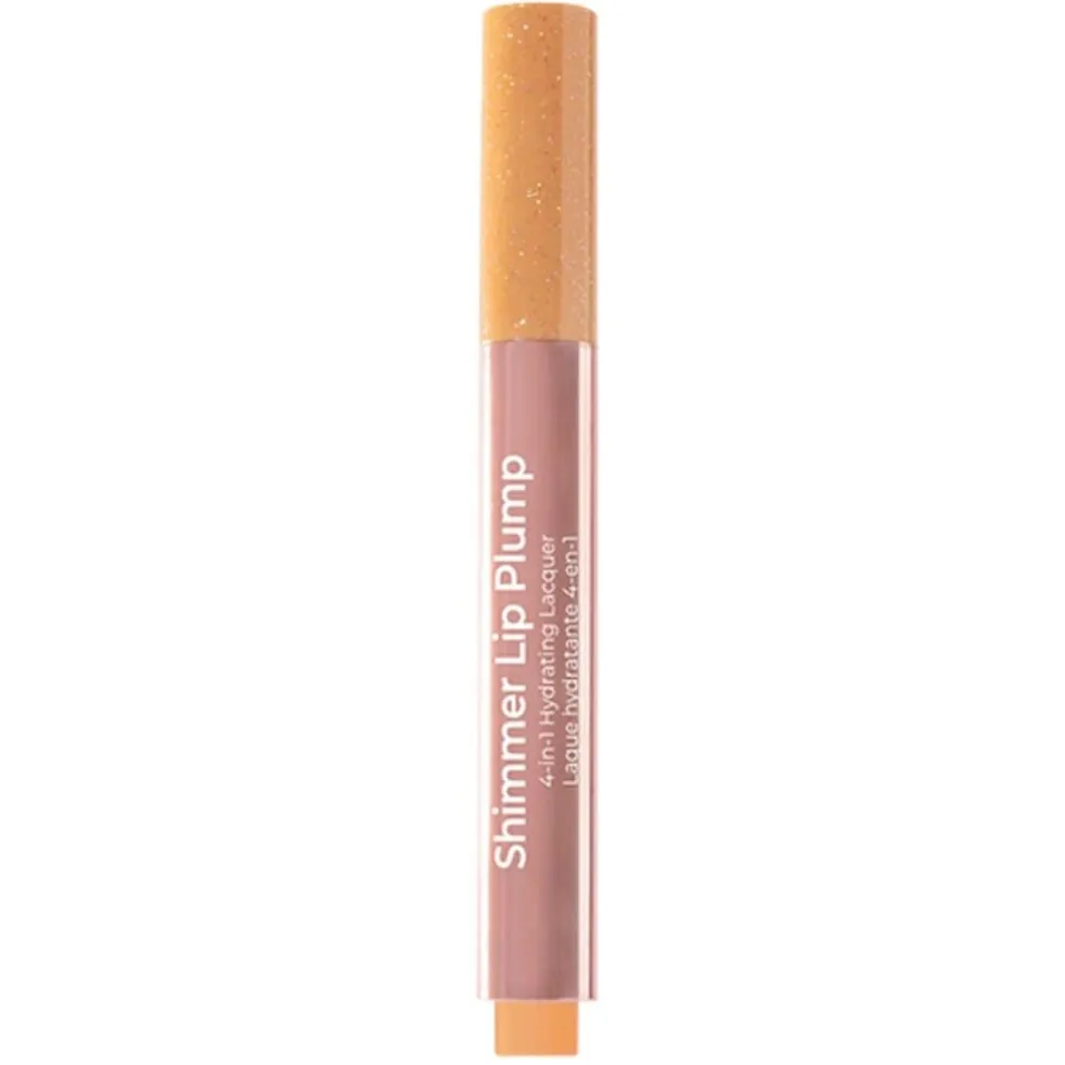MCoBeauty Shimmer Lip Plump Eliza Soft Peach 4-in-1 Hydrating Lacquer