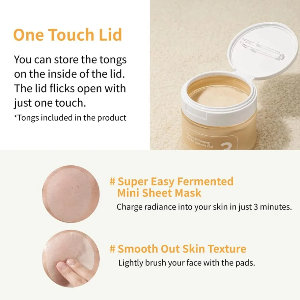 Numbuzin No.3 Radiance Glowing Jumbo Essence Pad