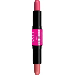 NYX Professional Makeup Dual Ended 01 Light Peach and Baby Pink Cream Blush Wonderstick