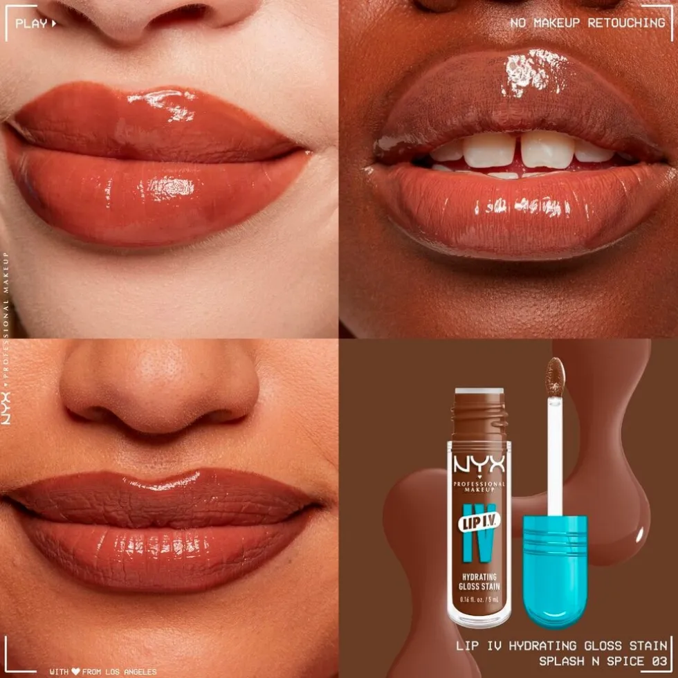NYX Professional Makeup Lip IV 03 Splash N Spice Hydraterende Lipgloss