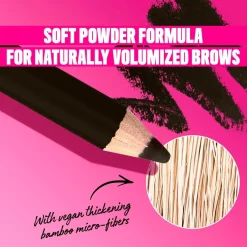 NYX Professional Makeup Powder Louder Black Brow Pencil