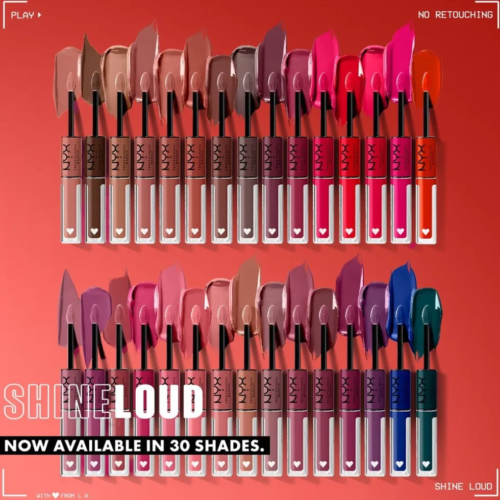 NYX Professional Makeup Shine Loud SHLP20 In Charge Lipstick