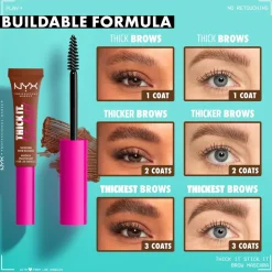 NYX Professional Makeup Thick It. Stick It! Espresso Brow Mascara