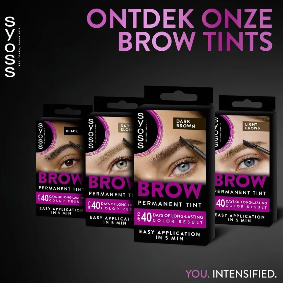Syoss Brow Tint Donkerblond Permanente Wenkbrauwverf