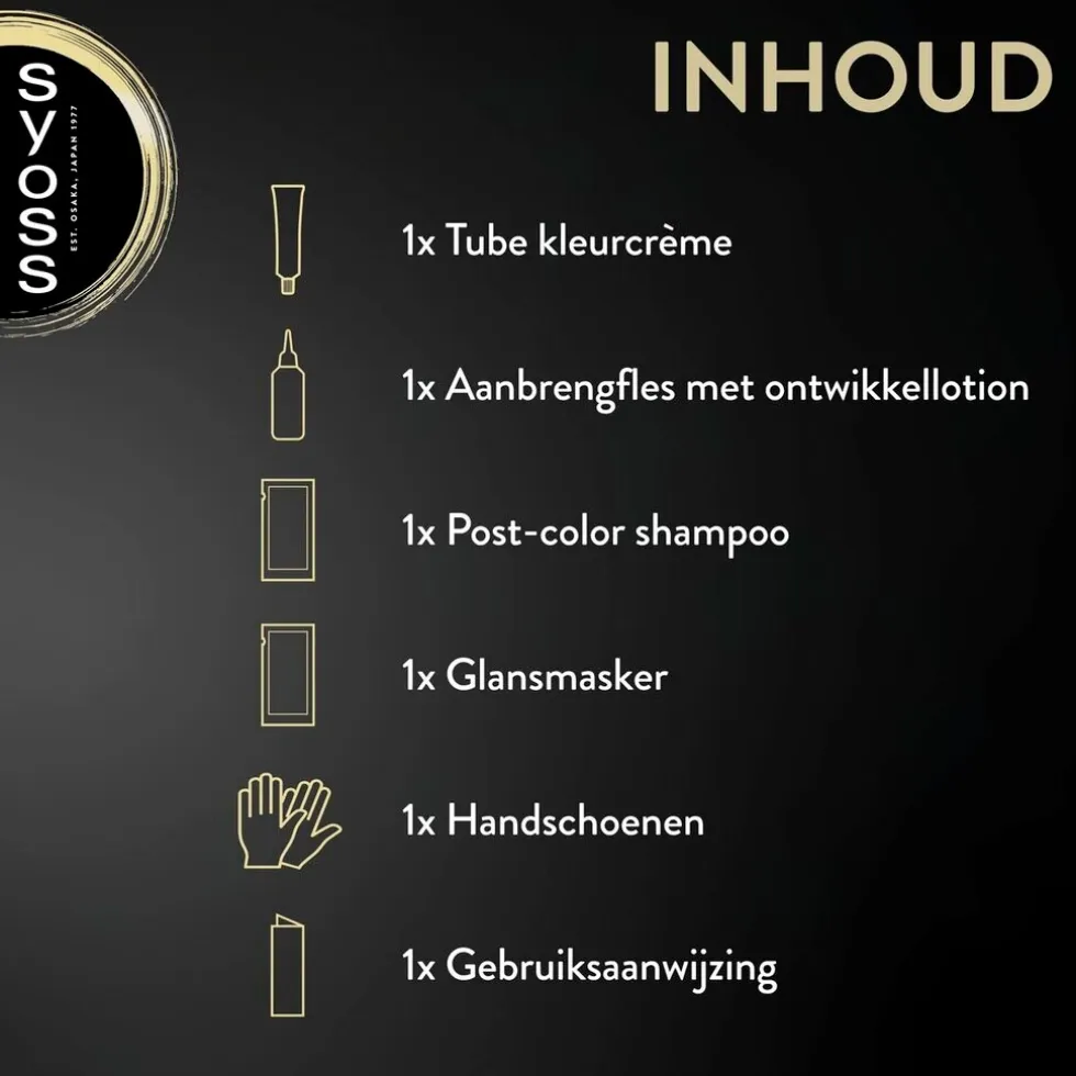 Syoss Oleo Intense 1-10 Intens Zwart Haarkleuring