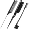 TBC Dual Edge Comb and Brush, 3 sets