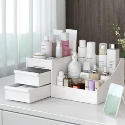 UNIQ Multifunctionele XL Organizer P110‑XL – Witte Make‑up & Accessoire Opberger
